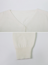 Basic V-neck Knit Cardigan (11color)