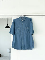 Roll up denim shirts
