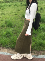 Grow string cargo skirt