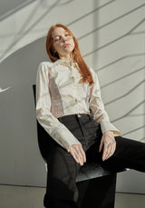 ウェーブクロップシャツ/WAVY CROPPED SHIRT