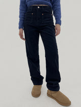 スリムコーデリュロイブラッシュパンツ / Slim corduroy brushed pants (2color)