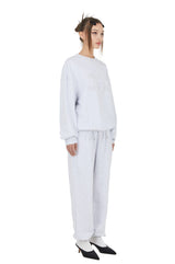 [IPT002-2] SIGNATURE GRAPHIC JOGGER PANTS WHITEMELANGE