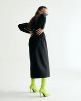 CN STRING MAXI ONEPIECE - GLOSSY BLACK (6635994054774)