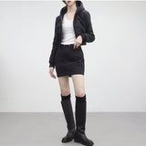 two-gen string padded skirt