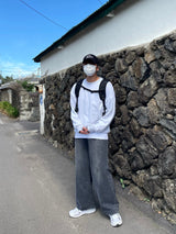 ルアワンタックワイドデニムパンツ/LUR ONETUCK WIDE DENIM PANTS(2COLOR)