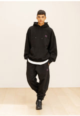 GRATING EMBLEM OVERSIZED HOODIE