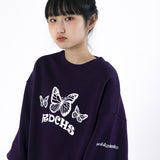 21 BUTTERFLY SWEATSHIRT[2Color] (6550327132278)