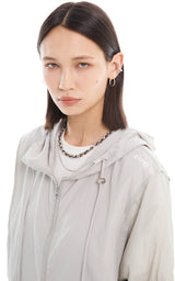  HALF ZIP-UP JUMPER_LIGHT GRAY