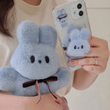 ジャイアントバニーダンダンジェリーハードアイフォンケース/Giant Bunny Dung dung Jelly Hard phone case blue