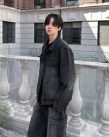 Thurs denim tracker jacket