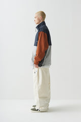 ワイドジャケット/BSR2223FWJK056 MCS WIDE JACKET NAVY BROWN