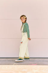 [KIDS] KIRSH X MISAKI KAWAI KIDS アートワークストライプTシャツ