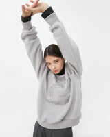 SEMICIRCLE TEXT SWEATSHIRT-GREY (6604483330166)
