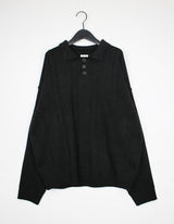 ケーブルカラーニット / Cable collar knit (4color)