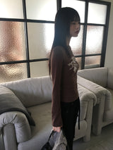 ギフトヴィンテージプリント長袖Tシャツ