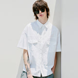 2ND タイプトラッカーナイロンシャツ / 2ND TYPE TRUCKER NYLON SHIRT WHITE