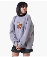 Fakebear Sweatshirt - gray (6636646432886)