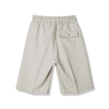 ONE TUCK BERMUDA PANTS BEIGE (6561070284918)