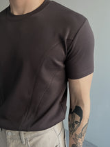 ダブルカットマッスルフィット半袖tシャツ(3colors)