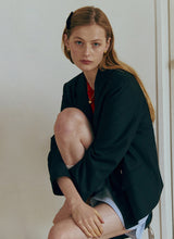 ウールシングジャケット / WOOL T/R SINGLE JACKET BLACK