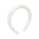BOUCLE VOLUME  HAIRBAND _ WHITE