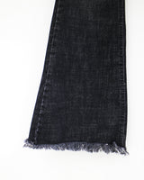 ラフブーツカットデニムパンツ / no.3005 Rough Bootcut Denim Pants (2color)