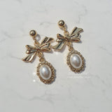 Mary Earring (Gold Color) - Pearl Version (Redvelvet Joy Earring)