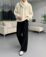 アルパカマフラーニットセット / BL Alpaca Muffler Knit Set (4 colors)