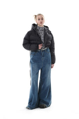 リバーシブルクロップドジャンパー/REVESIBLE CROPPED JUMPER