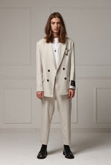 Two-button suit jacket - Ivory (4622119043190)