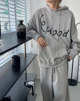 プリントオーバーフーディ / HOOD Printed Over Hoodie (3 colors)