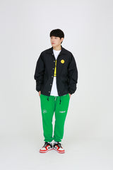 SMILE COACH JACKET (BLACK) (6699088543862)