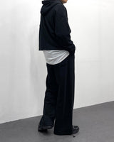 オールインワンクロップドフーディ/FL All-in-One Cropped Hoodie (4 colors)