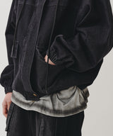 DENIM HOOD JACKET