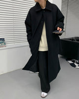 メゾンウールマックコート/SK Maison Wool Mac Coat (2 colors)