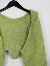 フードボレロニット/Hooded Bolero Knit (3color)