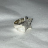 マイビッゲストスターリング グリッターテクスチャー / my biggest star ring glitter texture.