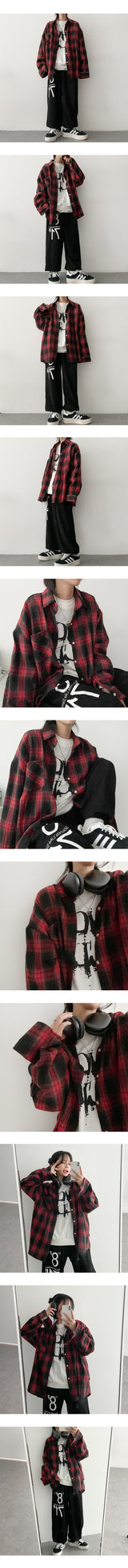 Numbering Wide Jogger Pants