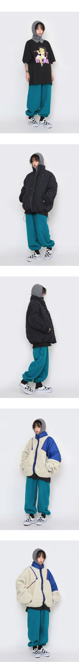 パピーフリースジョガーパンツ / Puppy fleece jogger pants