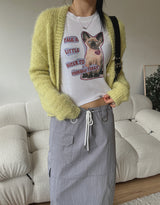 フラッフィーカーディガン / Fluffy Cardigan (5color)