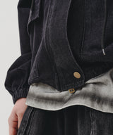 DENIM HOOD JACKET