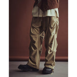 ピグメントウォッシュドクリースパンツ / PIGMENT WASHED CREASE PANTS_CAMEL BROWN