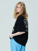 キャンペーンTシャツピザ/[ENJOY YOUR MEAL] CAMPAIGN 1/2 T-SHIRT PIZZA _BLACK