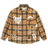ブラックブックパデッドアウトシャツ / 22 BLACKBOOK PADDED OUT SHIRTS IVORY / YELLOW / ORANGE