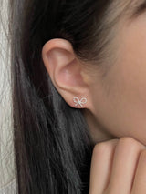 (silver925) リボンピアス