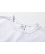 インサイズドカラーブロックTシャツ/Incised Color Block Tee (White)