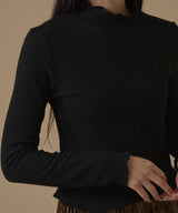LONG SLEEVE HIGH NECK TOP