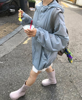 サマーブリックフードウィンドブレーカー