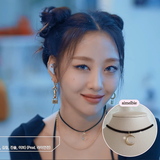  Crescent Moon Choker - Gold Color (Penthouse3 Hanjihyun, LOONA Yves Choker)
