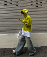 シグネチャー クロップフード (4 color)